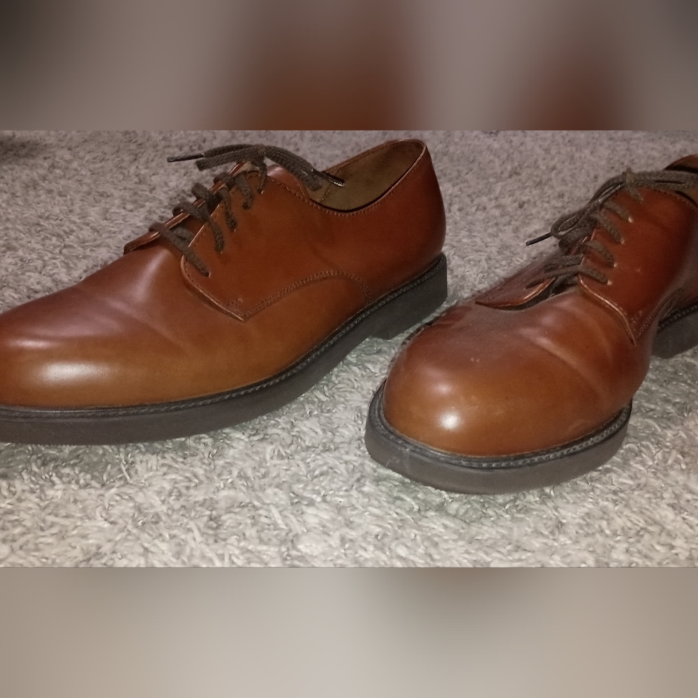 Men's Vibram Engineered By Rockport Shoes Size 13 Color Brown Church Work...‎